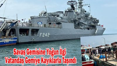 Akçakoca’da Savaş Gemisine Büyük İlgi: TCG Fatih F 242 Fırkateyni Halkın Ziyaretine Açıldı*